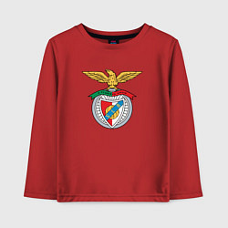 Лонгслив хлопковый детский Benfica club, цвет: красный