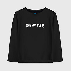 Лонгслив хлопковый детский Depeche Mode - Devotee Mode, цвет: черный