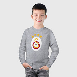 Лонгслив хлопковый детский Galatasaray fc sport, цвет: меланж — фото 2