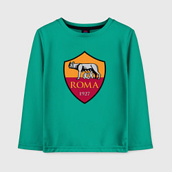 Лонгслив хлопковый детский Roma sport fc, цвет: зеленый