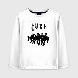 Лонгслив хлопковый детский The Cure - A Band, цвет: белый