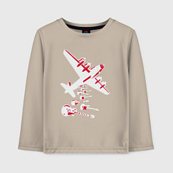 Детский лонгслив Гитары с неба