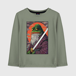 Детский лонгслив Pepe samurai