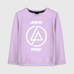 Лонгслив хлопковый детский Linkin Park logo, цвет: лаванда