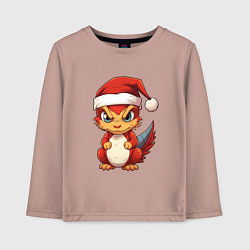 Детский лонгслив Дракон огненный малыш