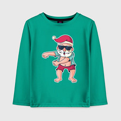 Детский лонгслив Dabbing Santa