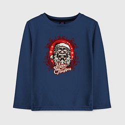 Детский лонгслив Santa merry christmas