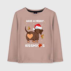 Детский лонгслив Веселого поцелуя малышка
