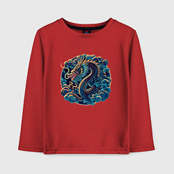 Детский лонгслив Dragon - irezumi art
