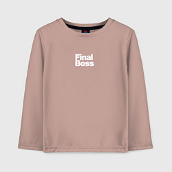 Детский лонгслив Final boss