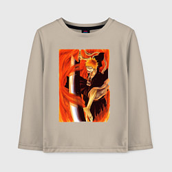 Детский лонгслив Ичиго Куросаки аниме и манга Блич