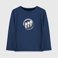 Детский лонгслив Buick logo металик