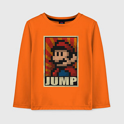 Детский лонгслив Jump Mario