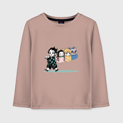 Детский лонгслив Тандзиро Камадо Нэдзуко