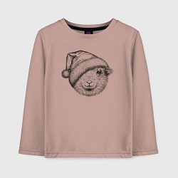 Детский лонгслив Новогодняя овечка