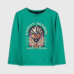 Детский лонгслив Ничего не ожидайте