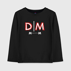 Лонгслив хлопковый детский Depeche Mode - Memento Mori logo new, цвет: черный