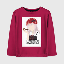 Лонгслив хлопковый детский Госпожа Кагуя Тика Фудзивара, цвет: маджента