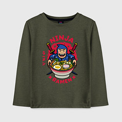Детский лонгслив Ninja ramen
