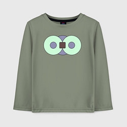 Детский лонгслив Два диска соединённые