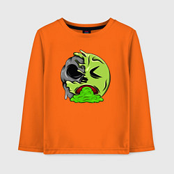 Детский лонгслив Рвотный смайл