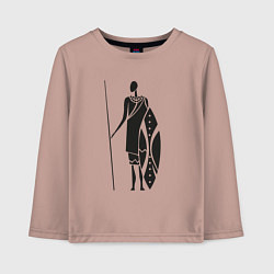 Детский лонгслив Африканец