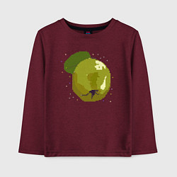 Детский лонгслив Айва и звезды - пиксельное