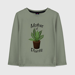 Детский лонгслив Mother of plants - Папоротник