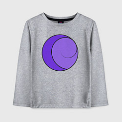 Детский лонгслив Круг улитка