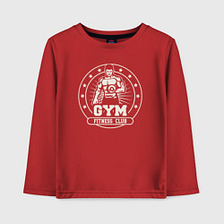 Детский лонгслив Gym fitness club