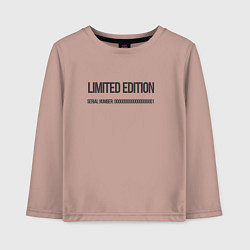 Детский лонгслив Limited edition