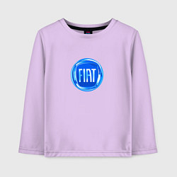Детский лонгслив FIAT logo blue