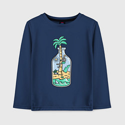 Детский лонгслив Лето в бутылке
