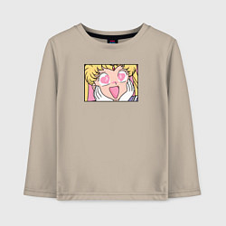 Детский лонгслив Влюбленная сэйлор мун