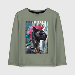 Детский лонгслив Dude panther - punks not dead