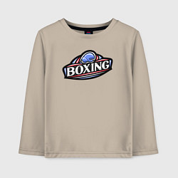 Детский лонгслив Boxing sport