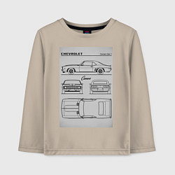 Детский лонгслив Chevrolet Camaro