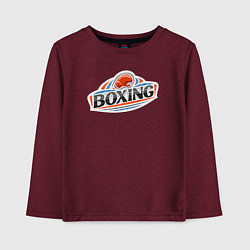 Детский лонгслив Boxing team