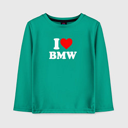 Детский лонгслив I love my BMW