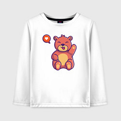 Детский лонгслив Lovely bear