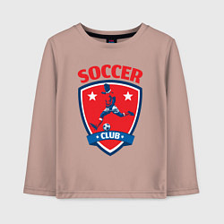 Детский лонгслив Sport soccer club