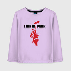 Лонгслив хлопковый детский Linkin park rock, цвет: лаванда