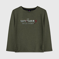 Детский лонгслив The Witcher 3 logo