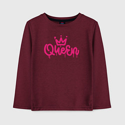 Детский лонгслив Pink queen