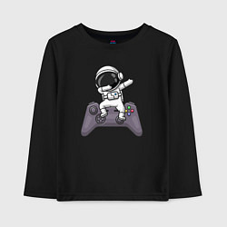 Детский лонгслив Space dab gamer