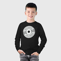 Лонгслив хлопковый детский USA Hollywood, цвет: черный — фото 2