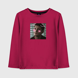 Лонгслив хлопковый детский Дин - Сверхъестественное, цвет: маджента