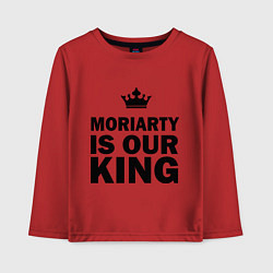 Детский лонгслив Moriarty is our king