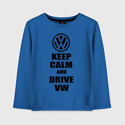 Детский лонгслив Keep Calm & Drive VW