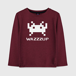 Детский лонгслив Space invader wazzzup